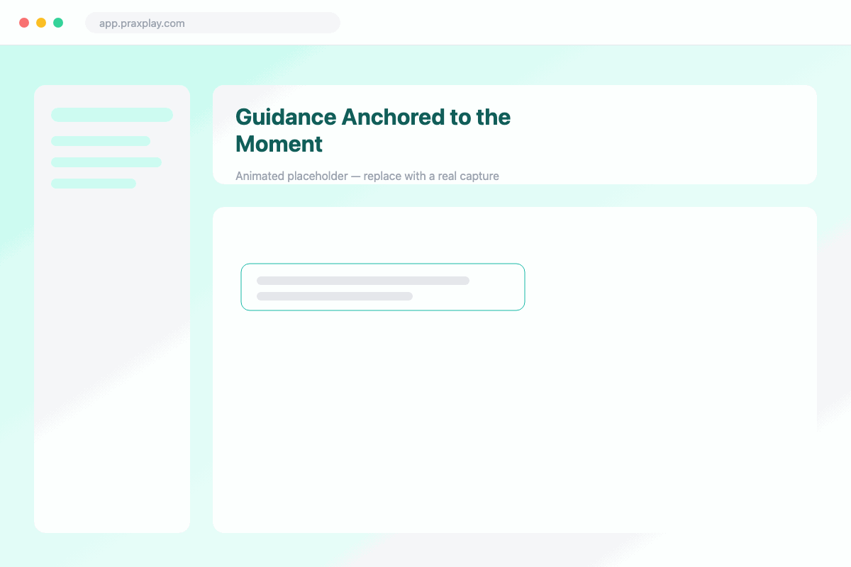 An AI supervisor thread anchored to a specific client message, showing the guidance conversation tied to that moment.